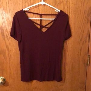 Criss crossed t-shirt